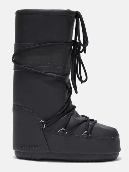 Moon Boot Kozaki zimowe "Icon" w kolorze czarnym rozmiar: 42-44. Czarne kozaki Moon Boot, na zimę, bez obcasa, bez zapięcia. Za 721.45 zł.