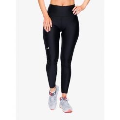 Legginsy damskie Under Armour HiRise Leg. Czarne legginsy sportowe Under Armour, xl, bez wzorów, do biegania. Za 139.99 zł.