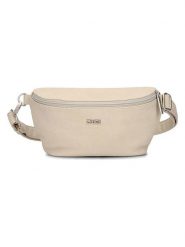 Zwei Skórzana saszetka w kolorze beżowym - 25 x 12 x 7 cm rozmiar: onesize. Brązowe torby na ramię Zwei, bez wzorów, z materiału, sportowe, przez ramię, bez dodatków. Za 95.95 zł.
