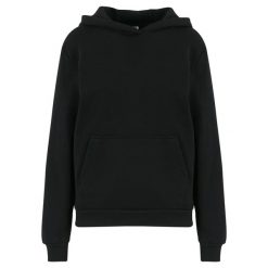 Bluza damska z kapturem Urban Classics Organic Loose Brushed. Czarne bluzy Urban Classics, bez wzorów, z kapturem. Za 206.00 zł.