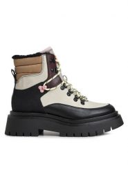 Pepe Jeans Trzewiki PLS50499 Beżowy. Brązowe botki Pepe Jeans, bez wzorów, z jeansu, bez obcasa, na płaskiej podeszwie, bez zapięcia. Za 849.99 zł.