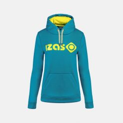 Bluza z kapturem damska IZAS DUERO: styl i funkcjonalność na co dzień. Czerwone bluzy Izas, na jesień, l, bez wzorów, z kapturem. Za 182.57 zł.