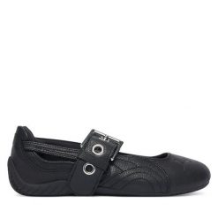 Baleriny Puma. Czarne baleriny Puma, bez wzorów, bez obcasa. Za 399.99 zł.