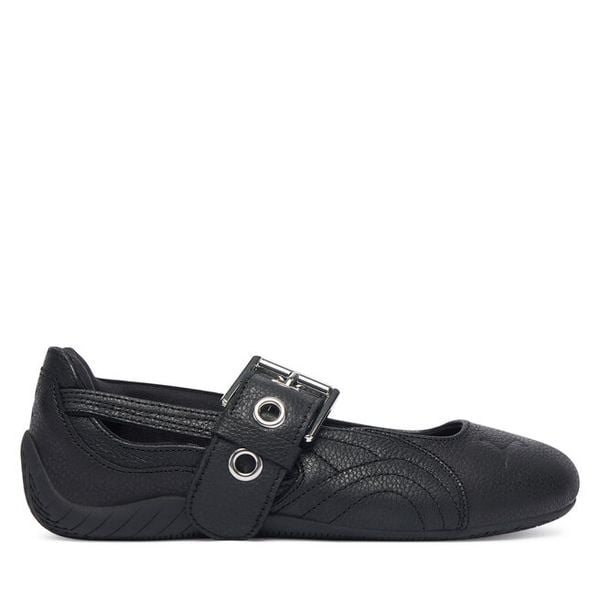 Baleriny Puma. Czarne baleriny Puma, bez wzorów, bez obcasa. Za 399.99 zł.