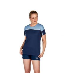 Damski jersey Erima Change. Niebieskie koszulki sportowe Erima, bez wzorów, z jersey, bez ramiączek, do piłki nożnej. Za 184.50 zł.