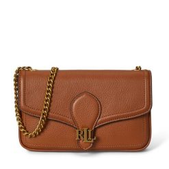 Torebka LAUREN RALPH LAUREN. Brązowe listonoszki Lauren Ralph Lauren, bez wzorów, bez dodatków. Za 969.99 zł.