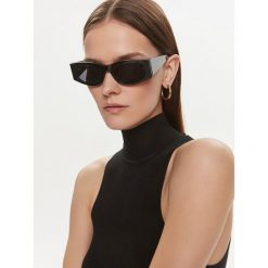 Okulary przeciwsłoneczne PHILIPP PLEIN. Czarne okulary przeciwsłoneczne Philipp Plein, bez wzorów. Za 1,679.00 zł.