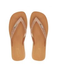 Melissa Japonki Melissa Sun Long Beach II Ad 35781 Brązowy. Brązowe klapki Melissa, bez wzorów, z tworzywa sztucznego, bez obcasa. Za 129.99 zł.