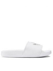 Adidas Klapki adilette Lite W GZ6197 Biały. Białe klapki Adidas, ze skóry, bez zapięcia. Za 109.99 zł.