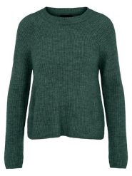 Pieces Sweter w kolorze ciemnozielonym rozmiar: XL. Zielone swetry Pieces, xl, bez wzorów, bez ramiączek. Za 84.45 zł.