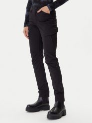 G-Star Raw Spodnie materiałowe Cargo D27017-5126 Czarny Slim Fit. Czarne spodnie materiałowe G-Star, bez wzorów, z bawełny. Za 246.99 zł.
