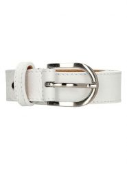 Charm Skórzany pasek w kolorze białym rozmiar: 95. Białe paski Charm, bez wzorów, z materiału. Za 52.99 zł.