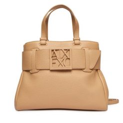 Torebka Armani Exchange. Brązowe torebki klasyczne Armani Exchange, bez wzorów, bez dodatków. Za 709.99 zł.