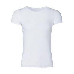 Koszulka do jogi Athlecia Julee Loose Fit. Białe koszulki sportowe ENDURANCE, bez wzorów, z poliamidu, bez ramiączek, na jogę i pilates. Za 99.99 zł.