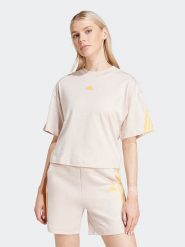 Adidas Koszulka w kolorze jasnoróżowym rozmiar: XL. Różowe bluzki Adidas, xl, bez wzorów, z bawełny, bez kołnierzyka, bez ramiączek. Za 88.43 zł.