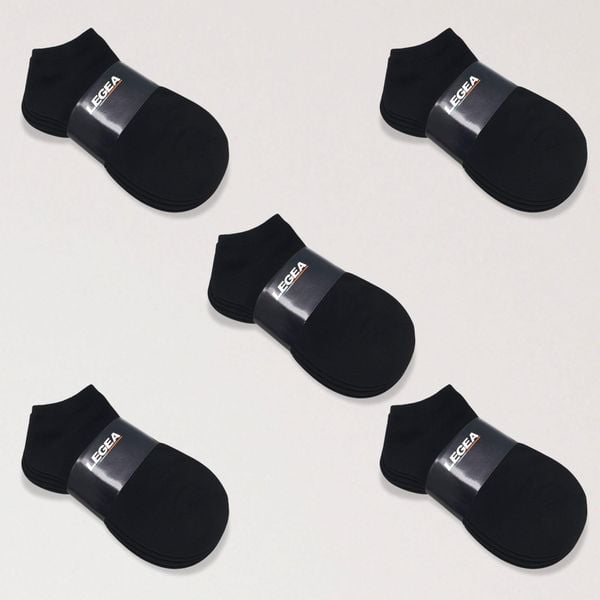 Skarpety techniczne treningowe Ghost - 25 par czarne. Białe skarpety LEGEA, bez wzorów, z elastanu. Za 86.00 zł.
