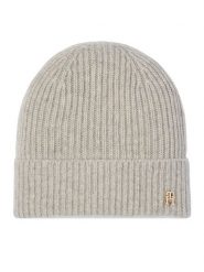 Tommy Hilfiger Czapka AW0AW19098 Szary. Szare czapki TOMMY HILFIGER, bez wzorów, z kaszmiru. Za 369.99 zł.