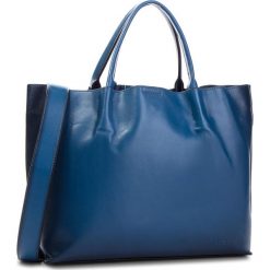 Torebka KAZAR - Saga 33257-01-19 Navy. Niebieskie shopper Kazar, bez wzorów, ze skóry, bez dodatków. W wyprzedaży za 529.00 zł.