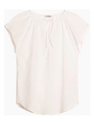 Orsay Bluzka w kolorze białym rozmiar: 34. Białe bluzki Orsay, bez wzorów, bez kołnierzyka, bez ramiączek. Za 21.71 zł.