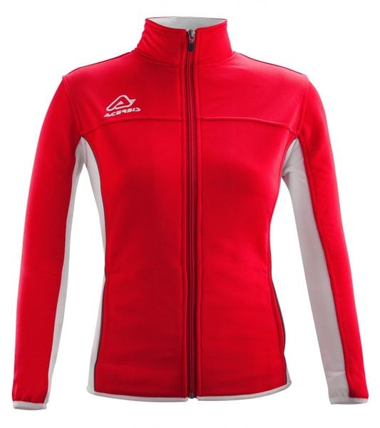 Damska bluza dresowa Acerbis Belatrix. Czerwone bluzy ACERBIS, l, bez wzorów, z dresówki, bez kaptura. Za 149.50 zł.