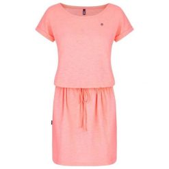 Sukienka damska Loap Bladana w kolorze różowym. Czerwone sukienki LOOP, na lato, s, bez wzorów, sportowe, bez kołnierzyka, bez ramiączek, sportowe. Za 160.99 zł.