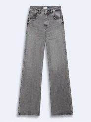 LTB Dżinsy "Danica" - Wide Leg - w kolorze szarym rozmiar: W33/L32. Szare jeansy LTB, l, z aplikacjami. Za 145.94 zł.