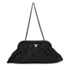 Torebka Guess. Czarne torebki klasyczne Guess, z aplikacjami, bez dodatków. Za 799.99 zł.