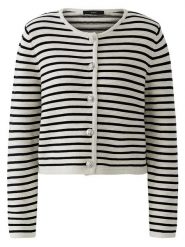 Oui Kardigan w kolorze biało-czarnym rozmiar: 44. Białe kardigany Oui, bez wzorów. Za 339.99 zł.