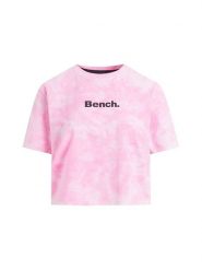 Bench Koszulka "Karma" w kolorze różowo-białym rozmiar: 44. Białe bluzki Bench, bez wzorów, z bawełny, bez kołnierzyka, bez ramiączek. Za 57.20 zł.