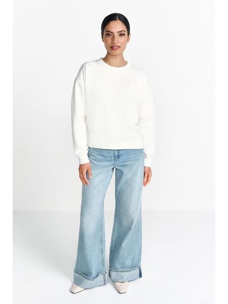 Rich & Royal Bluza w kolorze białym rozmiar: XS. Białe bluzy Rich & Royal, xs, bez wzorów, bez kaptura. Za 189.95 zł.