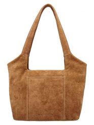 HIDE & STITCHES Skórzana torebka "Brazos" w kolorze jasnobrązowym - 38 x 23 x 11 cm rozmiar: onesize. Brązowe torby na ramię HIDE & STITCHES, bez wzorów, z materiału, na ramię, bez dodatków. Za 217.99 zł.