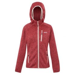 Damska Bluza Z Kapturem Newhill II Marl Full Zip. Białe bluzy Regatta, bez wzorów, z kapturem. Za 110.99 zł.