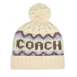 Czapka Coach. Czapki Coach, bez wzorów. Za 409.99 zł.