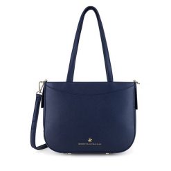 Torebka Beverly Hills Polo Club. Niebieskie torebki klasyczne Beverly Hills Polo Club, bez wzorów, bez dodatków. Za 219.99 zł.