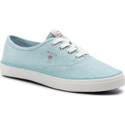 Tenisówki GANT - New Haven 18538397 Bay Green G736. Niebieskie trampki GANT, bez wzorów, z gumy, bez zapięcia. W wyprzedaży za 139.00 zł.