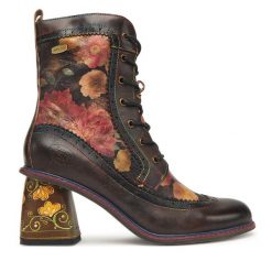 Botki Laura Vita. Botki Laura Vita, bez wzorów, bez obcasa, na słupku, bez zapięcia. Za 639.99 zł.