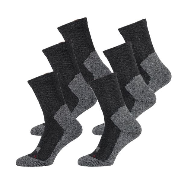 Skarpetki turystyczne Xtreme 6-pack Multi Antracyt. Brązowe skarpety XTREME SOCKSWEAR, bez wzorów. W wyprzedaży za 199.42 zł.