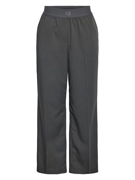 Noisy may Spodnie w kolorze szarym rozmiar: M. Szare spodnie materiałowe Noisy may, m, bez wzorów, z materiału, z podwyższonym stanem. Za 114.44 zł.