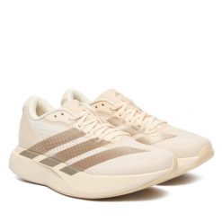 Buty do biegania adidas. Białe obuwie sportowe Adidas, bez zapięcia, do biegania. Za 439.99 zł.