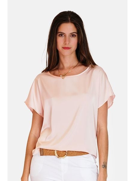 William de Faye Koszulka w kolorze jasnoróżowym rozmiar: 40. Różowe bluzki William de Faye, bez wzorów, klasyczne, bez kołnierzyka, bez ramiączek. Za 65.07 zł.