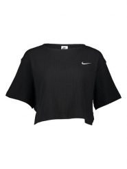 Nike Koszulka w kolorze czarnym rozmiar: L. Czarne bluzki Nike, l, bez wzorów, bez kołnierzyka, bez ramiączek. Za 163.64 zł.