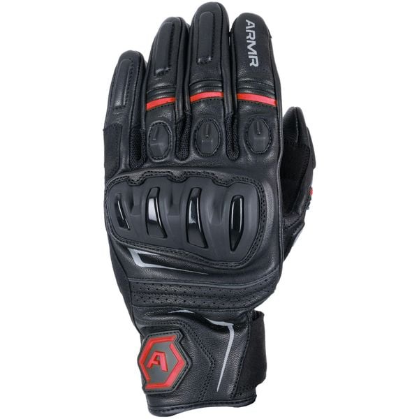 Rękawice rowerowe Armr Glove Raiden 3.0 czarno-czerwone m/8. Czarne rękawiczki ARMA, bez wzorów, sportowe. Za 308.30 zł.