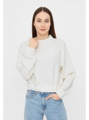 Bench Bluza "Aleka" w kolorze białym rozmiar: 38. Białe bluzy Bench, bez wzorów, bez kaptura. Za 87.81 zł.
