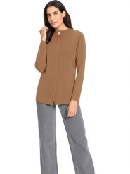 WITT WEIDEN Sweter w kolorze jasnobrązowym rozmiar: 52. Brązowe swetry WITT WEIDEN, bez wzorów, ze splotem, bez ramiączek. Za 70.24 zł.