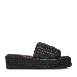 Espadryle Nine West. Czarne espadryle Nine West, bez wzorów, bez obcasa, bez zapięcia. Za 279.99 zł.