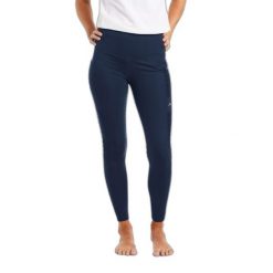 Damskie legginsy jeździeckie z pełną przyczepnością Ariat Eos Moto. Niebieskie legginsy Ariat, l, bez wzorów, z elastanu. Za 565.00 zł.