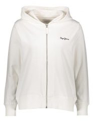 Pepe Jeans Bluza w kolorze białym rozmiar: XL. Białe bluzy Pepe Jeans, xl, bez wzorów, z jeansu, bez kaptura. Za 159.21 zł.