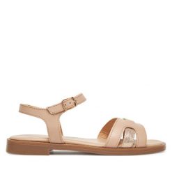 Sandały Lasocki. Brązowe sandały Lasocki, bez wzorów, bez obcasa, na płaskiej podeszwie, bez zapięcia. Za 149.99 zł.