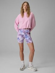 4F Legginsy krótkie dzianinowe damskie - multikolor S. Legginsy 4f, l, bez wzorów, z dzianiny, z podwyższonym stanem, krótkie. Za 79.99 zł.