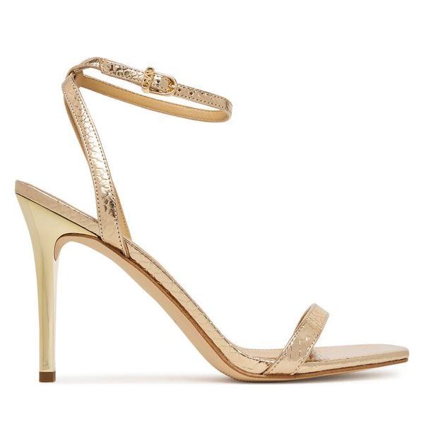 Sandały MICHAEL Michael Kors. Żółte sandały MICHAEL Michael Kors, bez wzorów, bez obcasa, na szpilce, bez zapięcia. Za 869.99 zł.